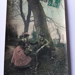 7 CARTES POSTALES ANCIENNES DE CHASSE