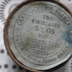 ancienne boite d amorces cartoucherie fran&ccedil;aise