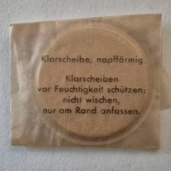 Rare Paire de Verres de rechanges Masque Gaz Code "bwz" (Auer) 1944 Variante Luftschutz / Sanit&auml;ter