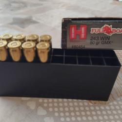 Vend 10  balles Hornady 243 w