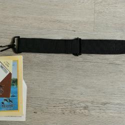 Sangle avec coussinet int&eacute;gr&eacute; r&eacute;glable pour tout usage "TREKKING" - Noir - Nylon