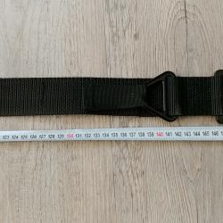 Ceinturon "MIL-TEC - Rigger" - Noir - 100% polyester - Taille XL - l.43 mm x L.147 cm