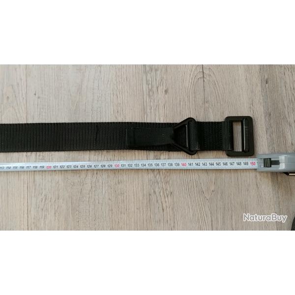Ceinturon "MIL-TEC - Rigger" - Noir - 100% polyester - Taille XL - l.43 mm x L.147 cm