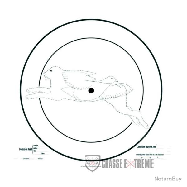 Cibles Essai Fusil 90x90