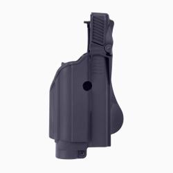 Holster LV2 Glock 17/19 Gen4/5 + lampe Noir