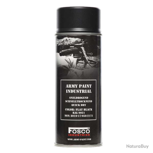 Bombes de peinture - couleur FLAT BLACK - RAL 9021