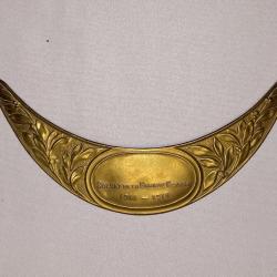 Plque de casque Adrian d&eacute;fil&eacute; de la victoire 14/18 WW1