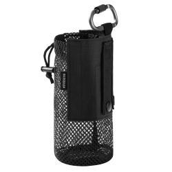 Pochette Porte-Bouteille MOLLE avec Mousqueton - Support Pliable pour P&ecirc;che Chasse Randonn&eacute;e