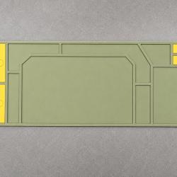 Tapis de nettoyage arme Gearshield PRO 90x30 cm - &Eacute;paisseur 6 mm - Antid&eacute;rapant