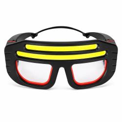 Lunettes &eacute;clairantes LED COB 300 lumens rechargeables USB-C