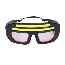 Lunettes &eacute;clairantes LED COB 300 lumens rechargeables USB-C