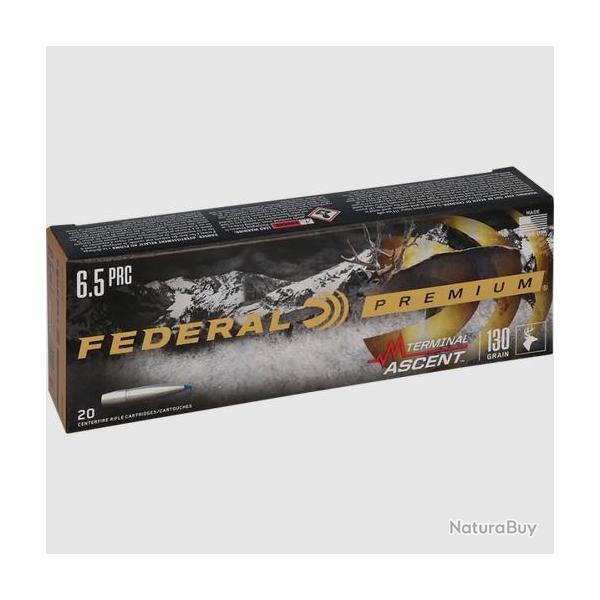 Munitions Federal Premium cal 6.5 PRC - 130 grs Terminal Ascent x 20