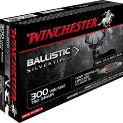 Munitions Winchester Ballistic Silvertip Cal.300WM 180gr par 60