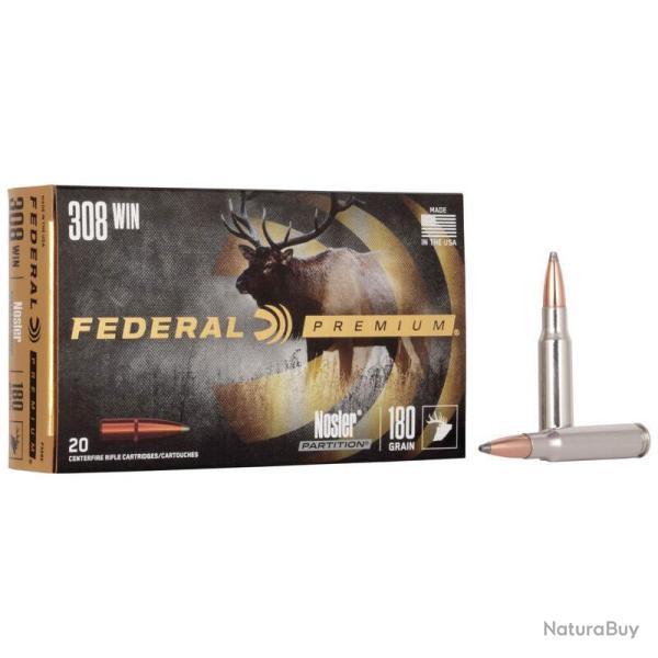FEDERAL 7RM 160GR NOSLER PARTITION
