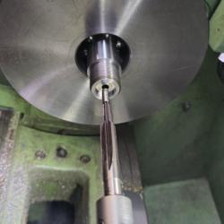 Montage complet d'un canon brut + banc d'&eacute;preuve