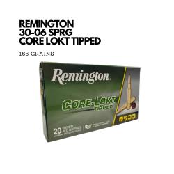 REMINGTON 30.06 CORE LOKT TIPPED 180gr