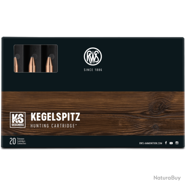 RWS 6.5x57R KS 8.2 GR