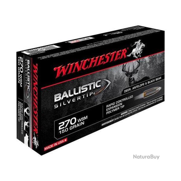 Winchester 270 wsm ballistic silvertip 150gr