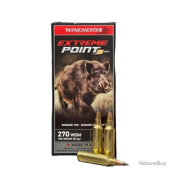 WINCHESTER 270 WSM EXTREME POINT 130gr