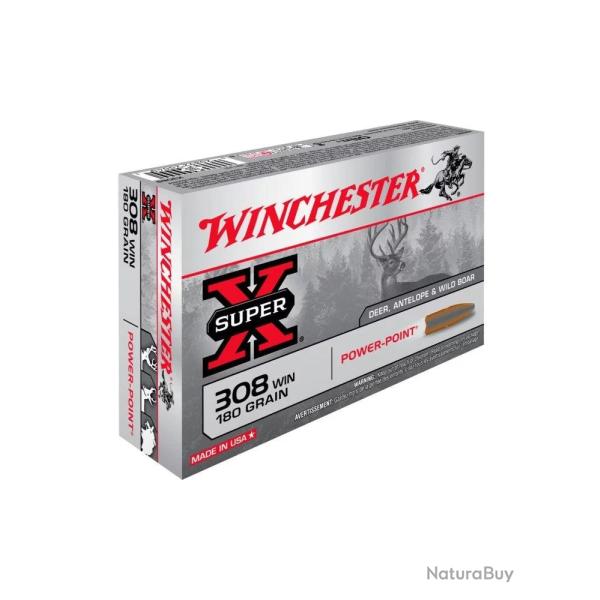 WINCHESTER 308 POWER POINT 180GR