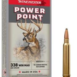 Winchester 338 winchester magnum power point 200gr