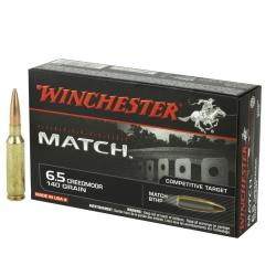 WINCHESTER 6.5 CREEDMOOR MATCH 140gr BTHP