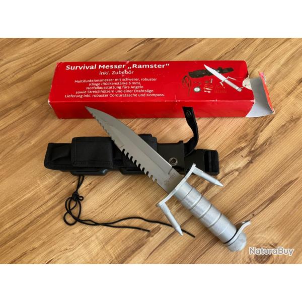 Couteau militaire ou de survie Ramster copie du Buckmaster BUCK 184