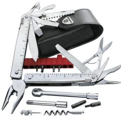 Pince multifonctions - Victorinox Swisstool X Plus Ratchet avec &eacute;tui cuir 3.0339.L