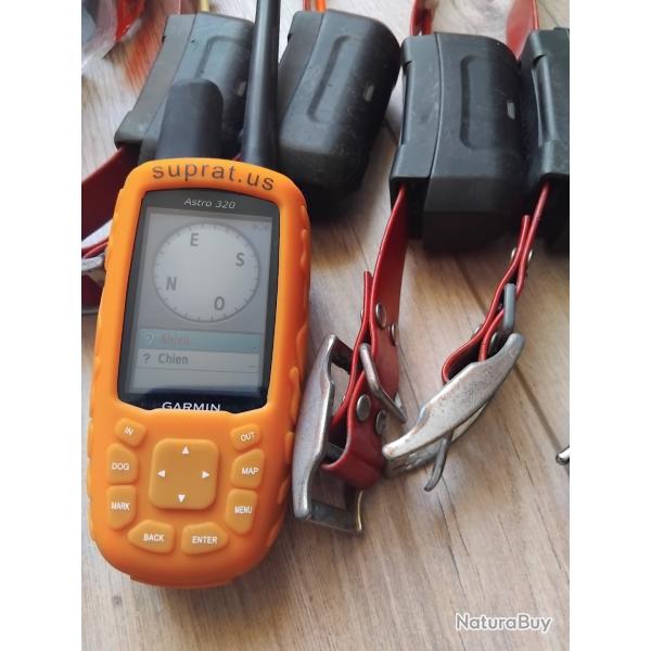 Lot garmin astro 320 et 4 dc 40