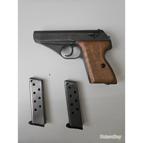 Pistolet Mauser HsC en 7,65