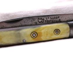 couteau ancien regional pliant LE SABOT FONTENILLE