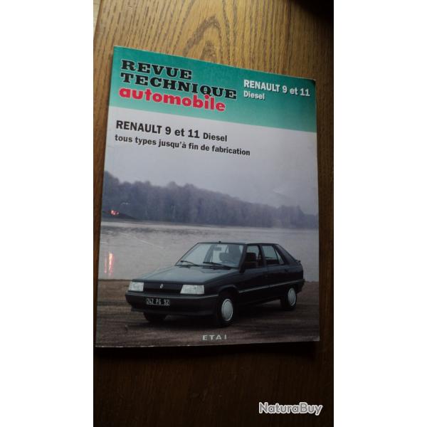 Revue Technique Automobile : RENAULT 9 et 11 DIESEL