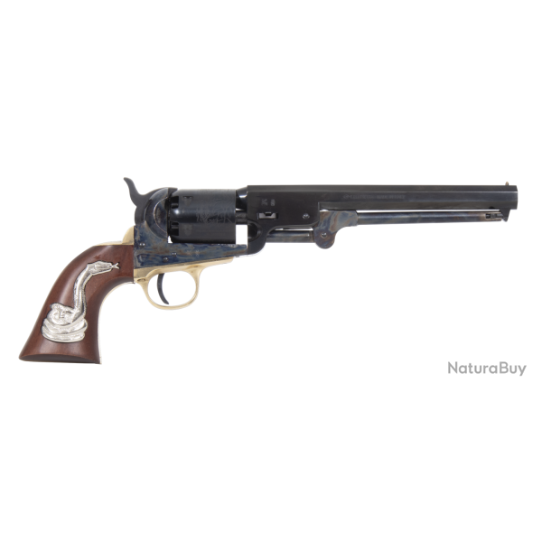 Revolver poudre noire PIETTA 1851 Navy Yank Snake .36 PN 7"1/2