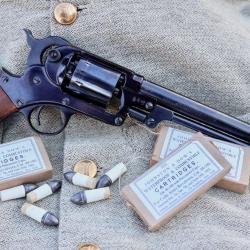 Revolver poudre noire PIETTA 1858 Starr Army Double Action .44 PN