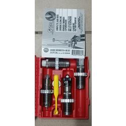 Jeu d'outils Lee deluxe calibre 38SPL 357 Mag 4 outils complet avec si&egrave;geur microm&eacute;trique 90964