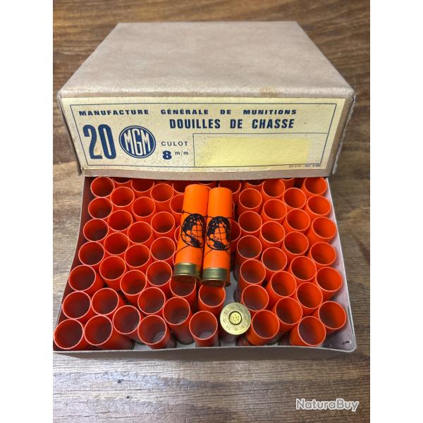 Douille de Chasse, plastique, calibre 20 lot 2