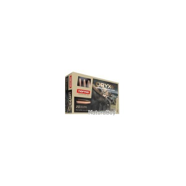Cartouches NORMA calibre 338 win mag ORYX 14.9G 230GR X20