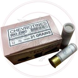 CARTOUCHES JOCKER CHEVROTINE BIO ZINC - Cal: 12/70 - 21 Grains - BOITE DE 10