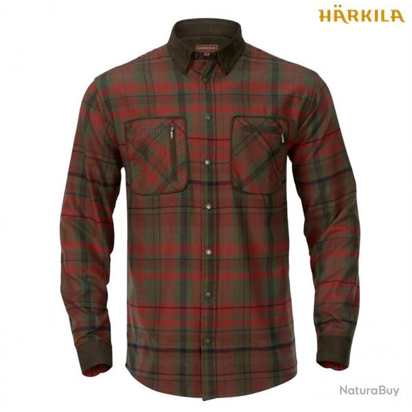 Chemise Pajala H�rkila red autumn check