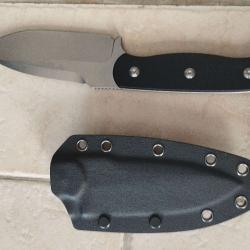 SENCUT Toxodon S24036-1 Stonewashed Black G10, couteau fixe