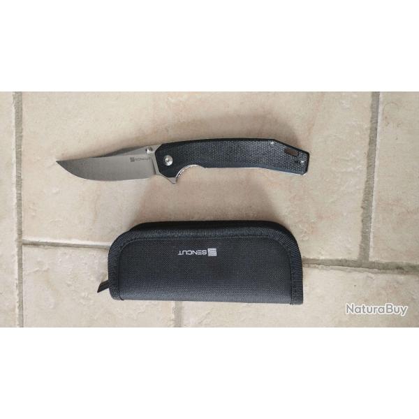 SENCUT Vornix black micarta