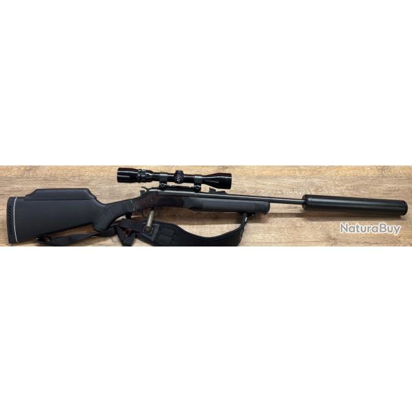 Carabine Kipplauf Rossi - 222 Remington + lunette et mod�rateur de son