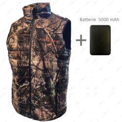 Gilets chauffants PISTEURS Camo S