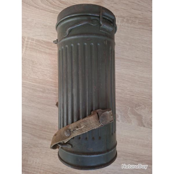 Lot Masque � gaz Allemand GM38 complet - Dat� 1943 - Jus de grenier