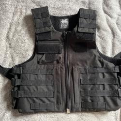 Gilet pare-balles / housse gilet pare-balles / porte plaques PATROL avec fermeture &eacute;clair