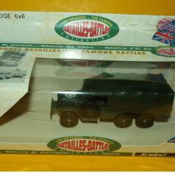 SOLIDO 1/50 : DODGE 6 X 6 BACHE , U.S&nbsp; WWII , NUMERO 6017 , NEUF ,SUPERBE , FABRICATION FRANCAISE SO