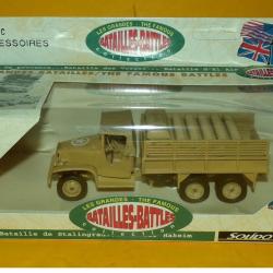 SOLIDO 1/50 : GMC + ACCESSOIRES , U.S&nbsp; WWII , NUMERO 6109 , NEUF ,SUPERBE , FABRICATION FRANCAISE SO
