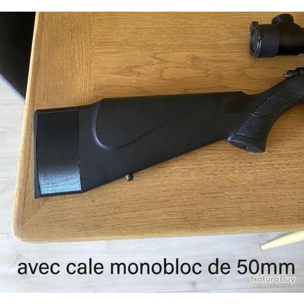 Rallonge sabot de crosse modulaire pour Rossi 8122 / 8117 (Cales empilables de 10 � 60mm)