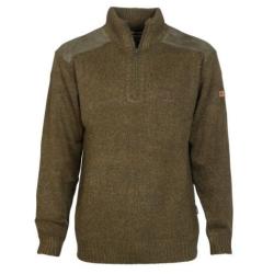Pull chasse brod&eacute; col chemin&eacute;e PERCUSSION c154 XL
