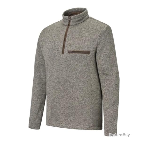 Pull marbois polaire chin�e - Cendre